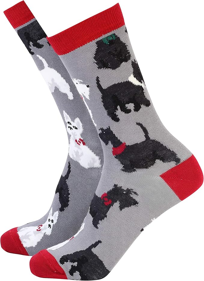 Scottie Dogs Sock Therapy Women's Soft Bamboo Socks Amazon.co.uk