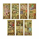 Seasonal Salvage Stickers by Tim Holtz Idea-ology, 138 Stickers, Paper, Multicolored, TH92868