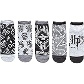 Harry Potter Designs Juniors/Womens 5 Pack Ankle Socks Size 4-10