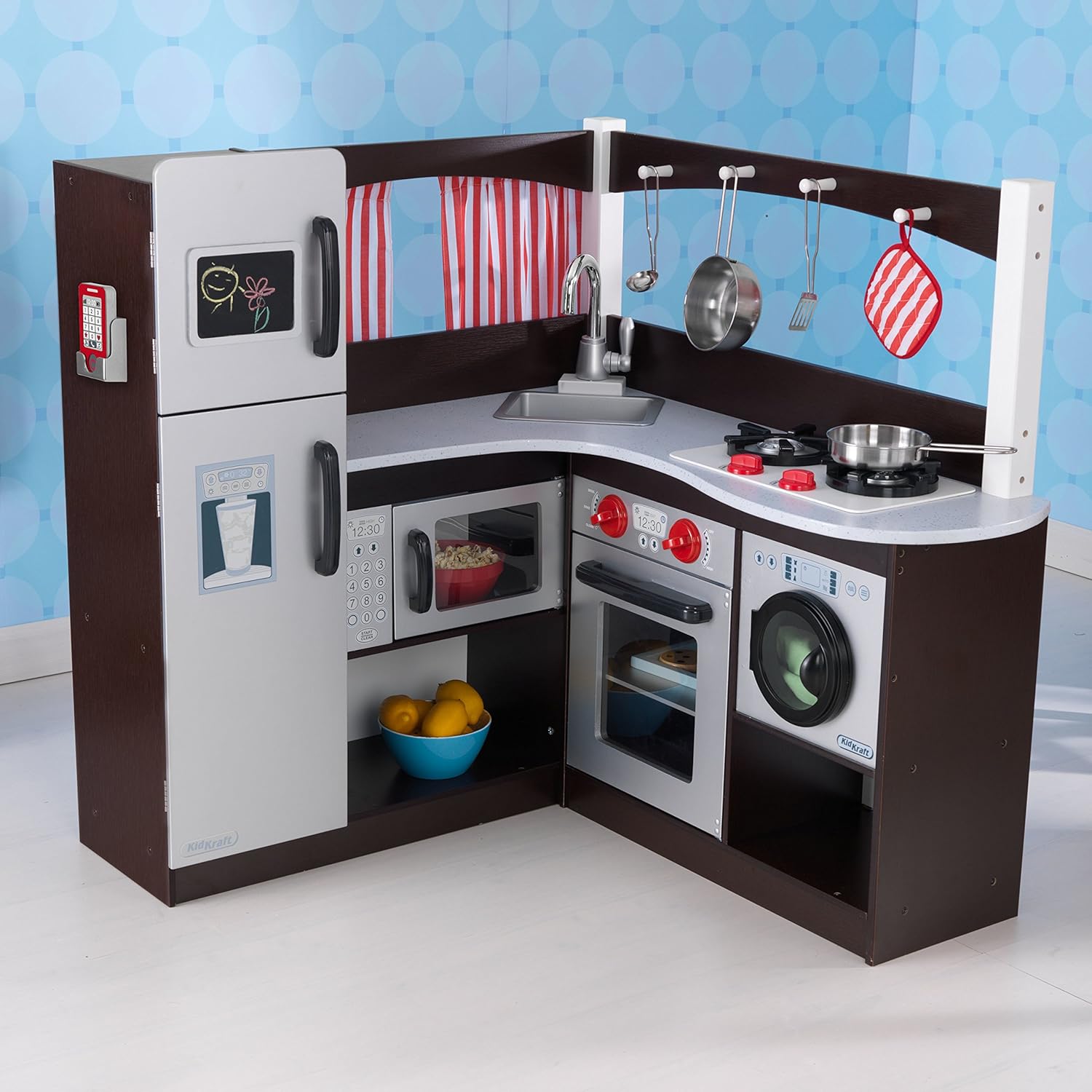 kidkraft espresso corner kitchen