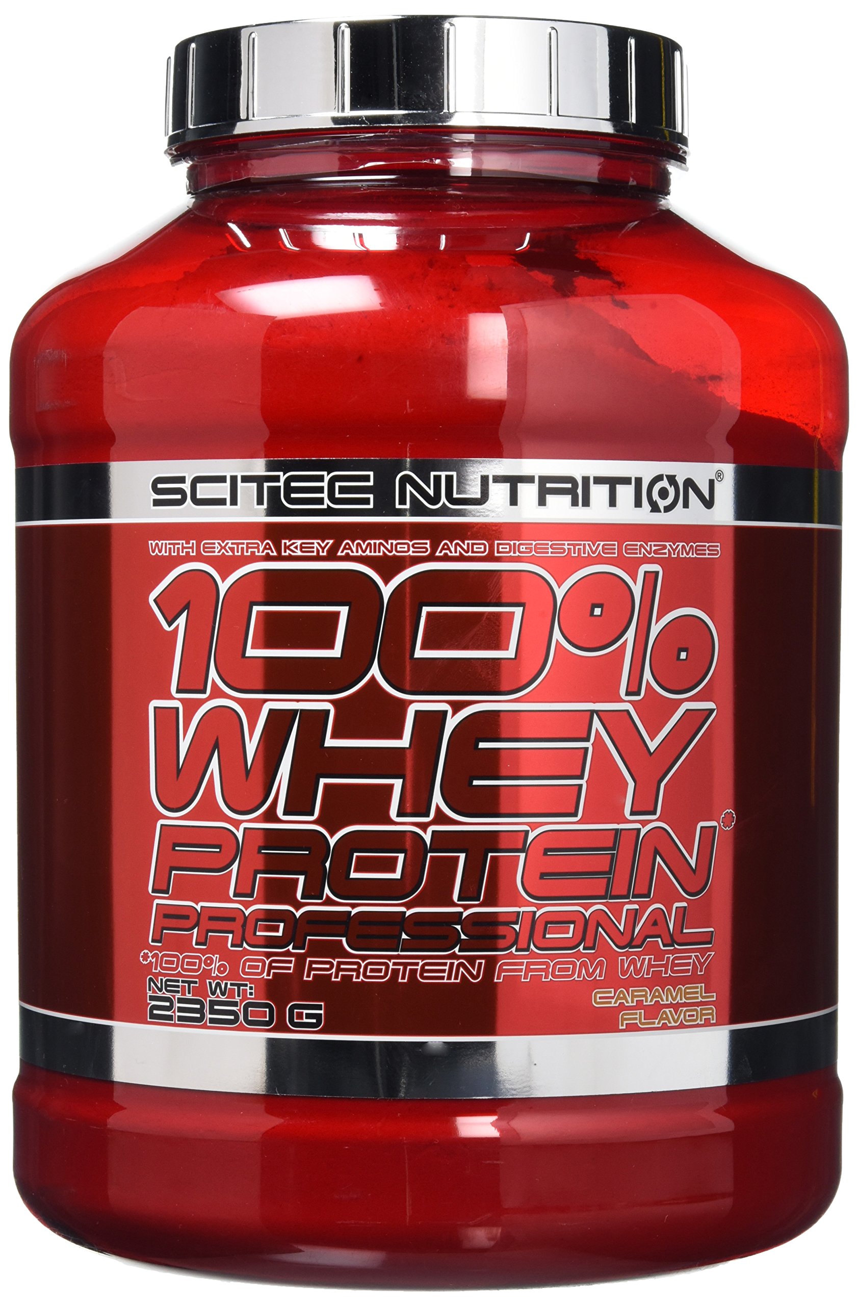 Scitec Nutrition 100 Whey Professional Protein Powder 2350g, Caramel