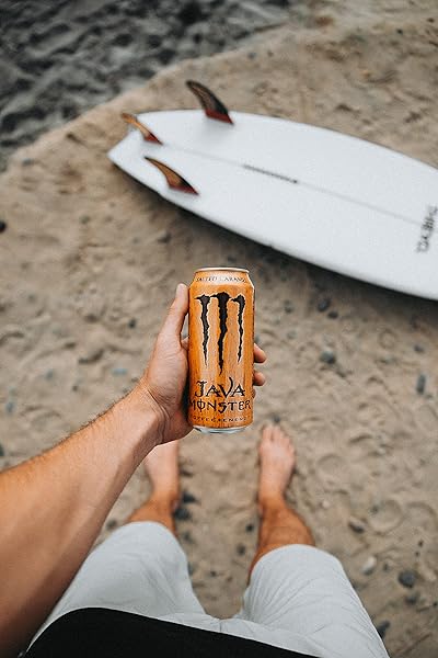 MONSTER ENERGY JAVA MONSTER SALTED CARAMEL, COFFEE + ENERGY DRINK, 15 FL OZ (PACK OF 12)