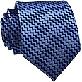 Kihatwin Men's Gingham Check Stripe Ties Pattern Business Formal Designer Neckties 3.15"