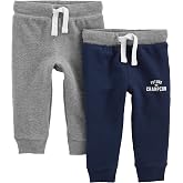 Simple Joys by Carter's Baby Boys' 2-Pack Athletic Knit Jogger Pants