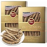 2 Boxes of American Wisconsin Ginseng - Small Long Root - Premium Quality Panax Ginseng. Boosts Body Immunity, Energy for Men & Women (8 Oz per Box)
