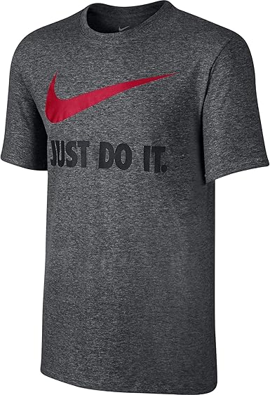 nike just do it t shirt grey