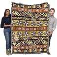 Pure Country Weavers Überwurfdecke New Mexico 5 – Gewebt, Baumwolle, 54x54 Cm, Mit Fransen