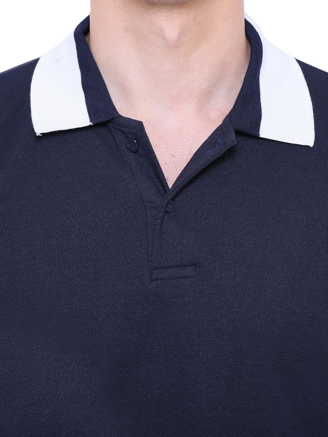 scatchite navy blue stylish matte polo tshirt