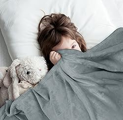 Utopia Bedding Fleece Blanket Full Size Ash Grey
