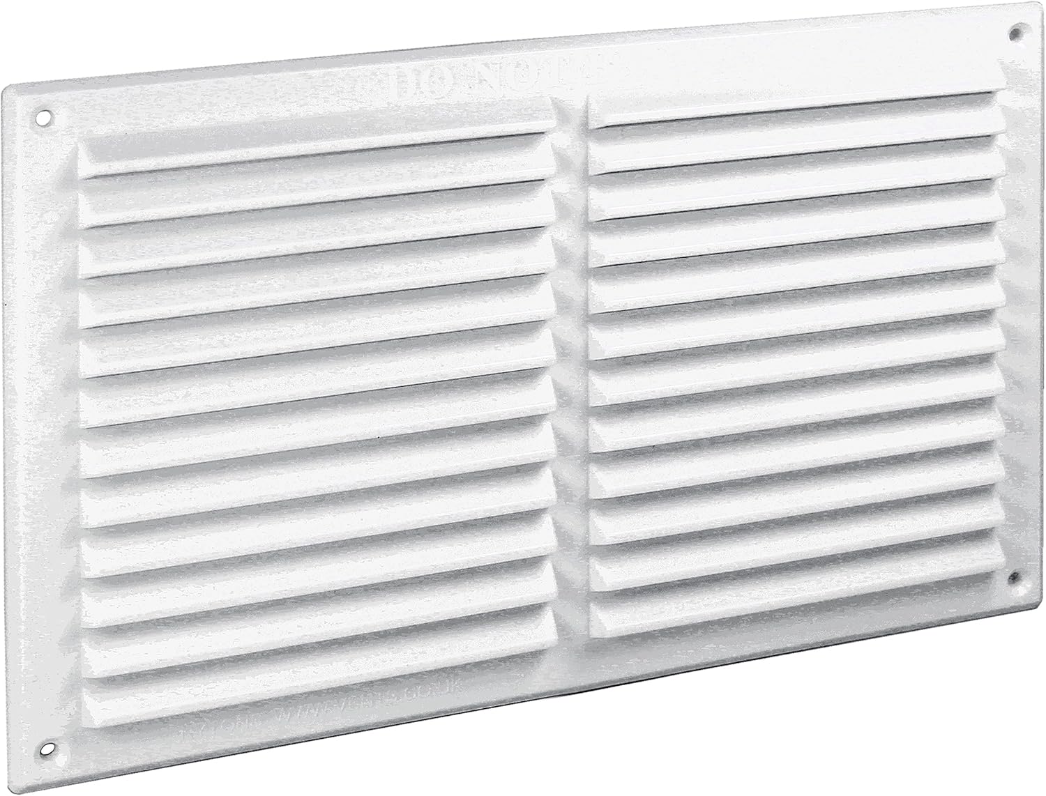 White Louvre Air Vent 9" x 6" Double Brick Wall Ventilation Grille Amazon.co.uk DIY & Tools