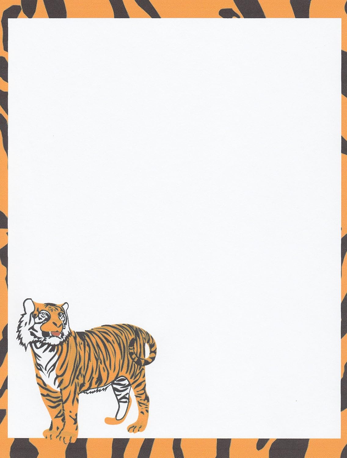 Amazon.com : NEW Tiger Letterhead Stationery Paper 26 Sheets : Office Products