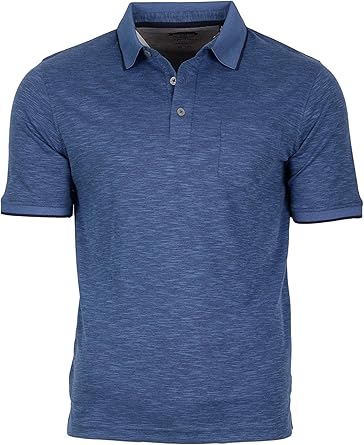 Hajo - Polo de manga corta para hombre, talla 3XL, 4XL, 5XL, 6XL, color negro azul XL: Amazon.es: Ropa y accesorios