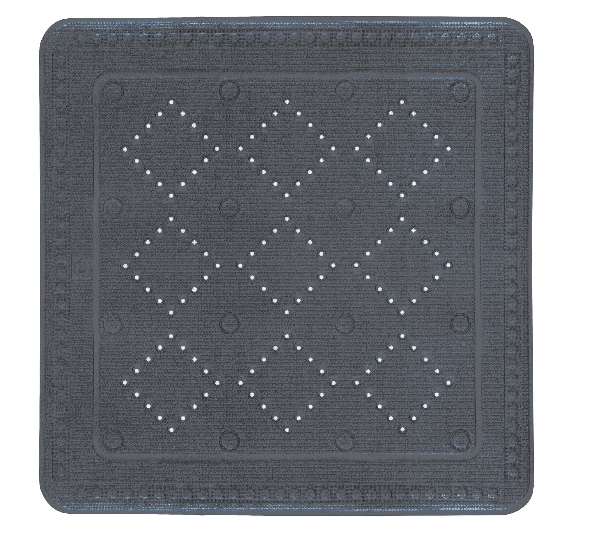 Kleine Wolke PVC Foam Arosa Shower/Bath Mat, Anthracite
