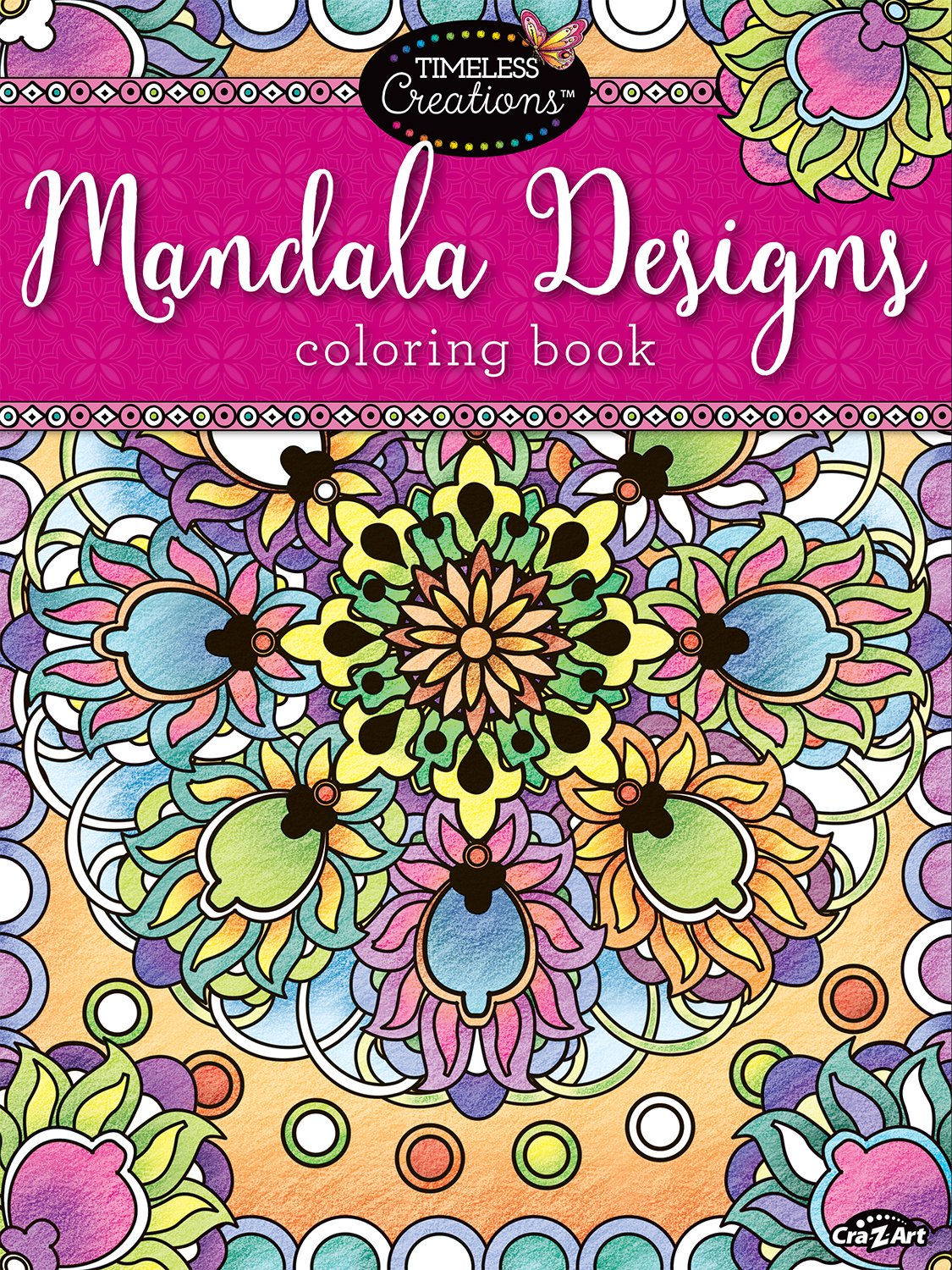 Amazon Cra Z Art Timeless Creations Adult Coloring Books Mandala Creative Coloring Book fice Products