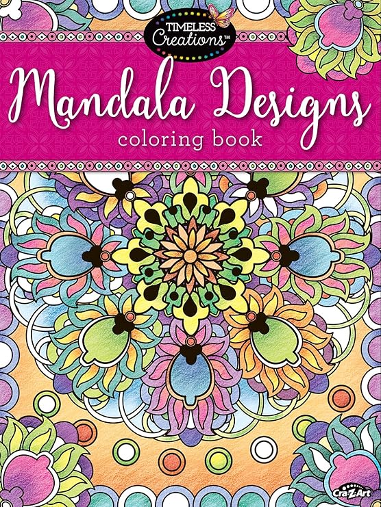 Cra-Z-Art Timeless Creations Adult Coloring Books: Mandala Creative