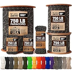 Three Vikings Paracord Rope - 750lb - 100% Nylon