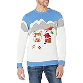 Blizzard Bay Mens Blizzard Bay Men's Ugly Christmas Sweater Reindeer