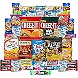 Cookies Chips & Candies Snacks Variety Pack Bulk Sampler Assortment for Office, Meetings, Schools, Friends & Family, Military, College, ( Care Package 40 Count )