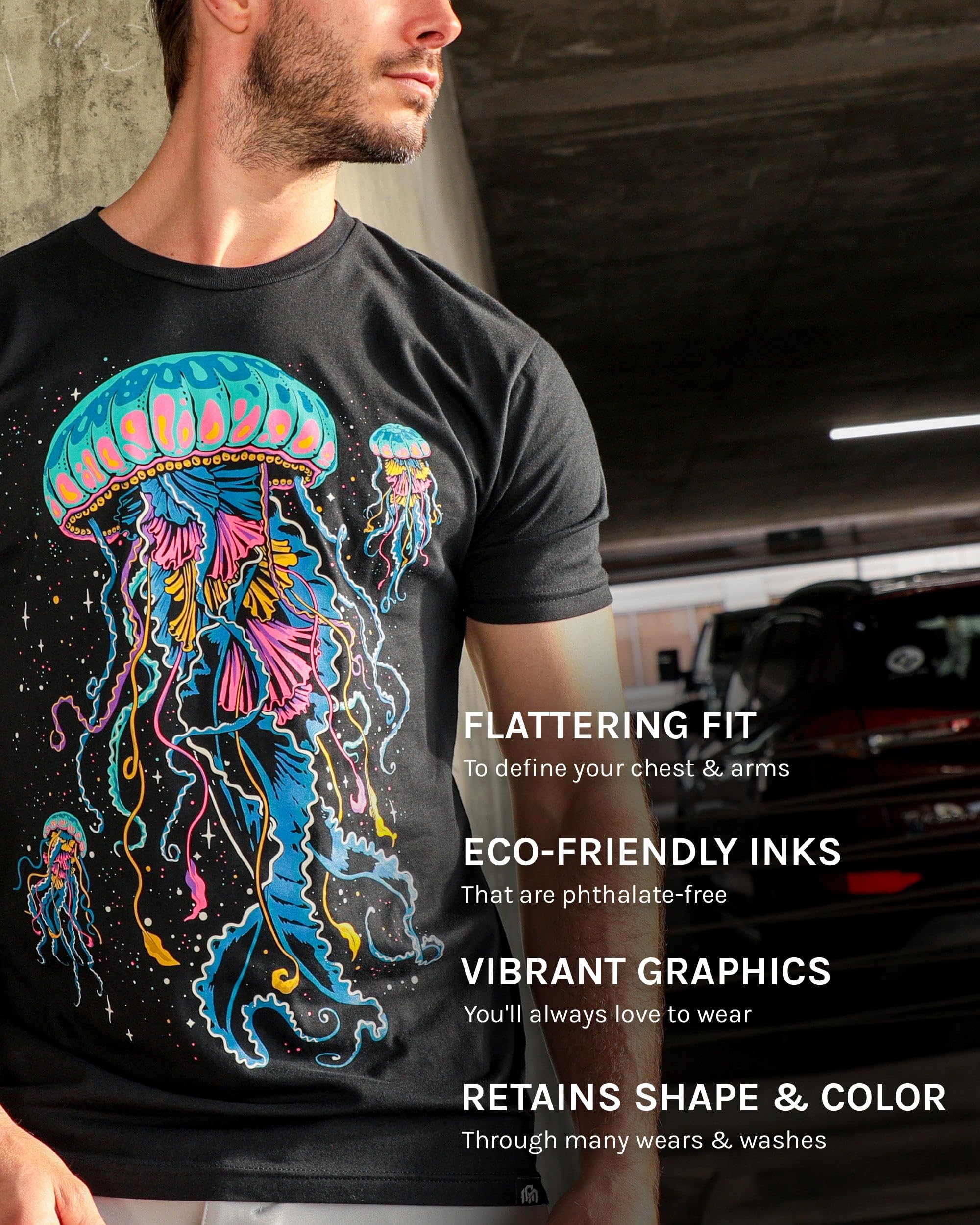 INTO THE AM Cool Graphic T-Shirts for Men S - 4XL Premium Quality Unique Graphic Art Tees