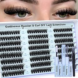 Goddvenus Lash Clusters Kit Wispy Lashes clusters