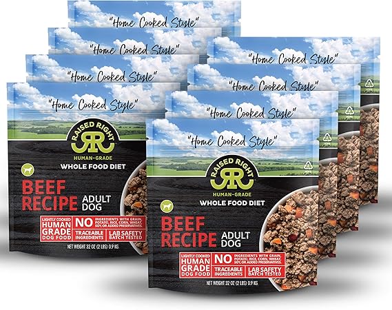 cooked frozen dog food