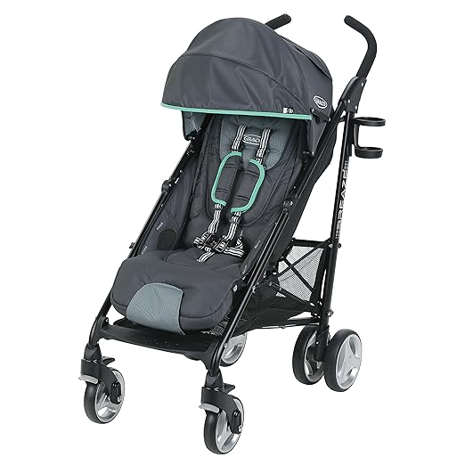 Graco Breaze Lightweight Stroller Travel Stroller Lake Green