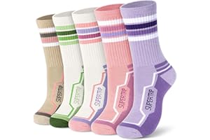 Supertrip Merino Wool Hiking Socks for Women Men 3/5 Pairs Moisture Wicking Thermal Winter Warm Boot Work Cushion Socks