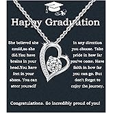 Graduation Gifts For Her 2025 College Graduation Gifts For Women 925 Sterling Silver Inspirational Necklace For Granddaughter or Daughter High School Graduate Gifts For Best Friend