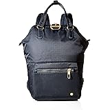 PacSafe Women's Citysafe CX 11L Anti Theft Mini Backpack-Fits 13" Laptop, Black, 11 Liter