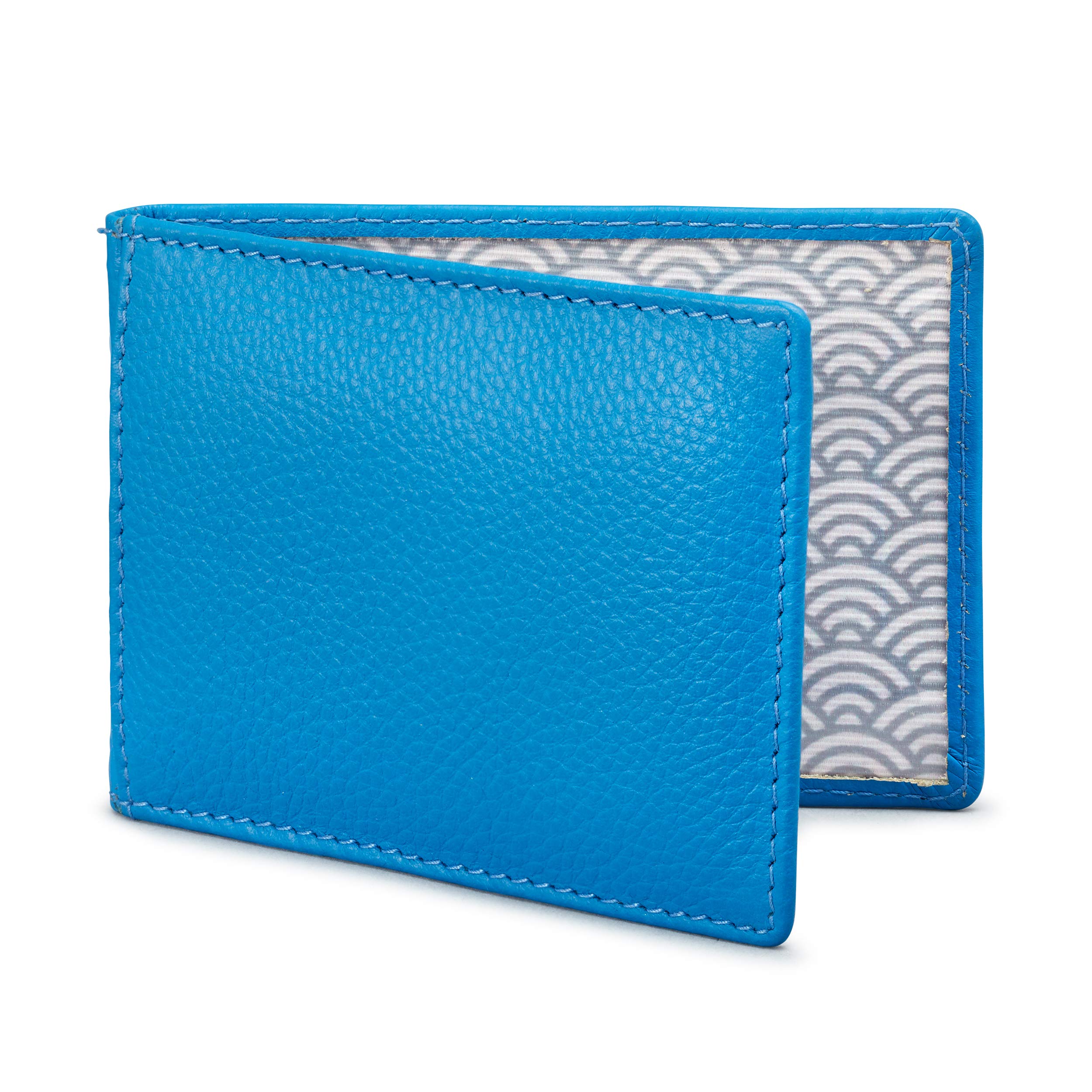 Duke Leather Travel Pass Holder by Yoshi (Cobalt Blue)