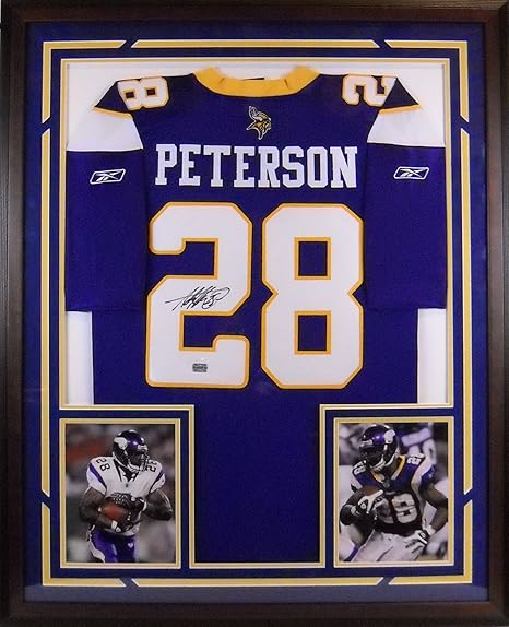 adrian peterson signed jersey