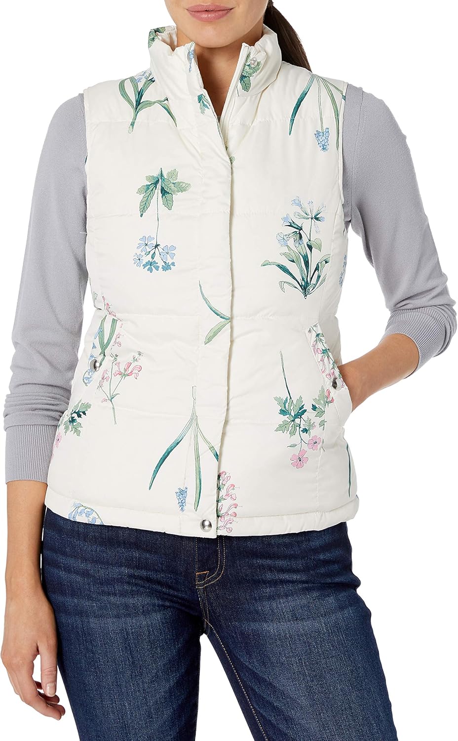 Joules Women's Holbrook Outdoot Gilet, OffWhite (Cream), (Size20