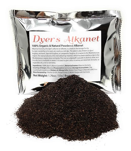 PURE DYER’S ALKANET POWDER (ALKANNA TINCTORIA) – NATURAL...