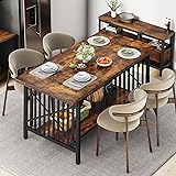 DWVO 70.8" Large Kitchen Dining Table for 6-8