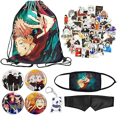 Jujutsu Kaisen Gift Sets, Including Jujutsu Kaisen Drawstring Bag