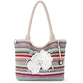 The Sak womens Classics Hand-crochet Carry-all Crafted Classics Hand Crochet Carry All, Eden Floral Embroidery, One Size US