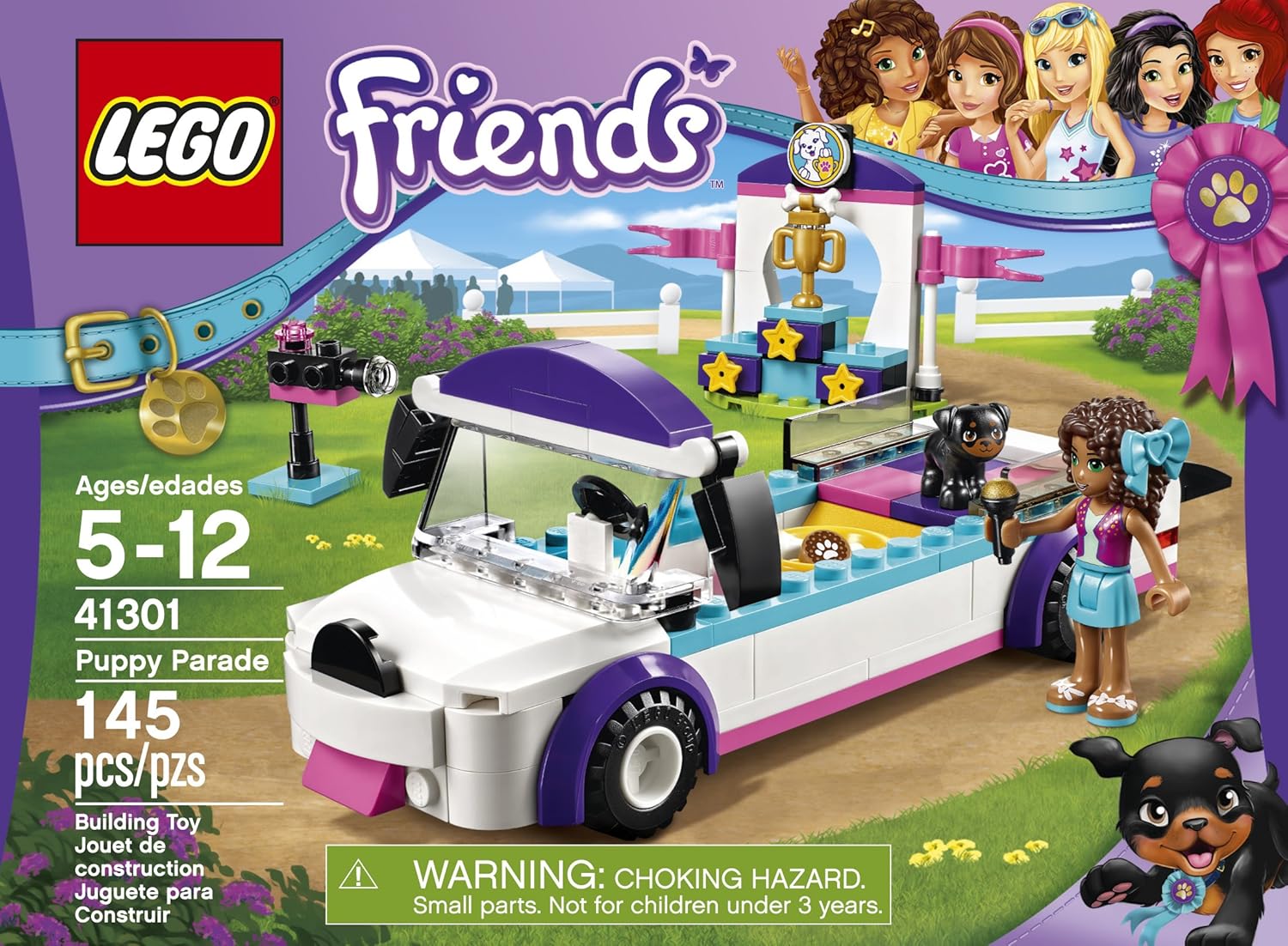 lego friends puppy parade