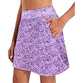 Oyamiki Women's Active Athletic Skort Lightweight Tennis Skirt Perfect for Running Training Sports Golf
