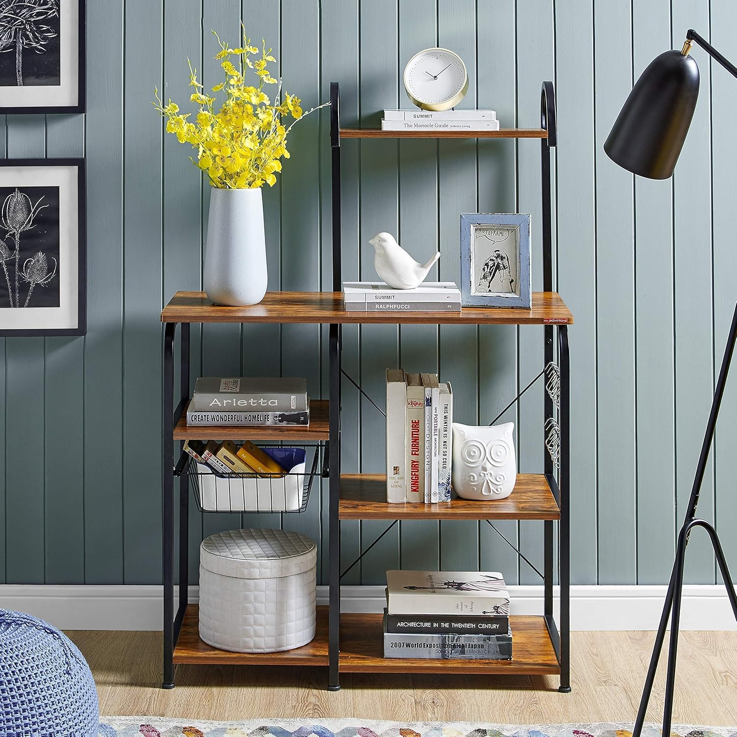Mr IRONSTONE 3-Tier+4-Tier Kitchen Baker's Rack and 3-Tier+3-Tier Kitchen Baker's Rack （Vintage） - Standing Baker's Racks
