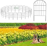 SARSTRY Decorative Garden Fence 25 Panels 8.25m Rustproof Metal Border