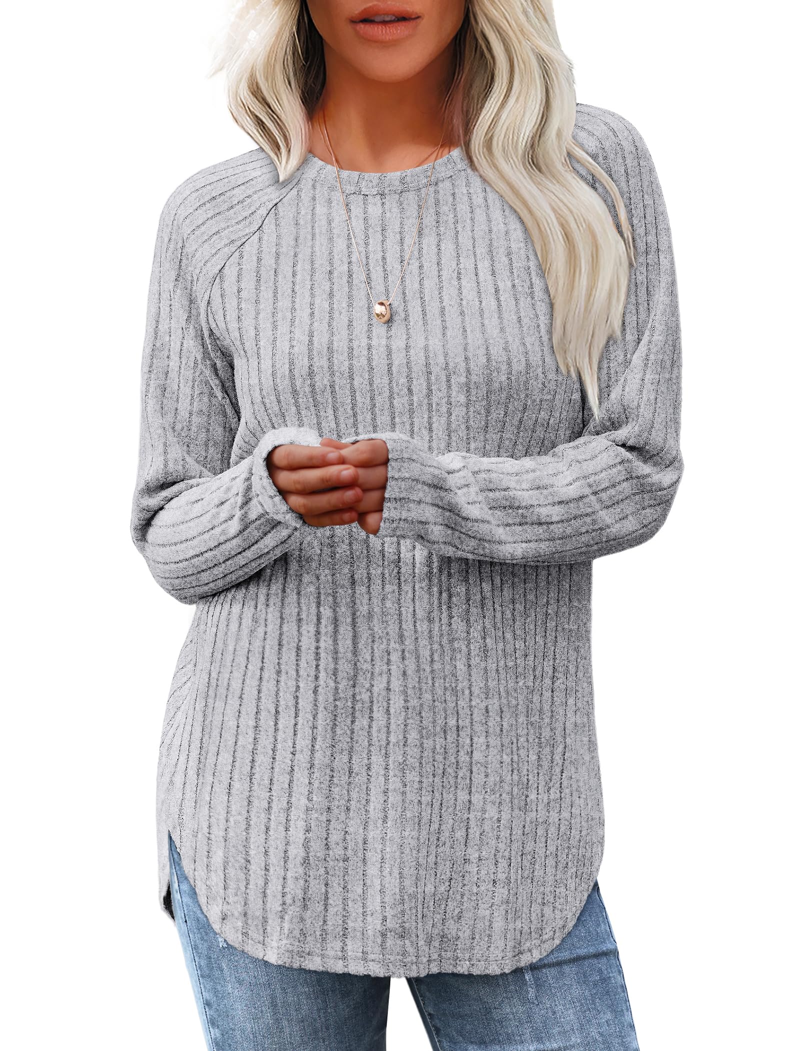 Saloogoe Plus Size Womens Clothing 2025 Trendy Fall