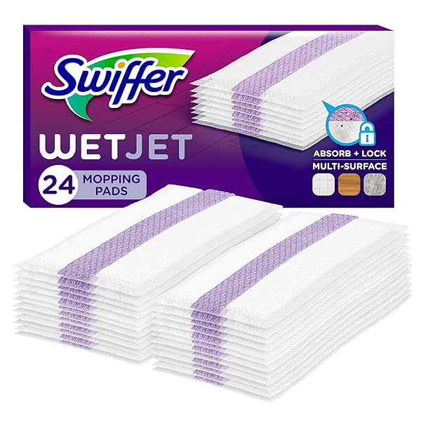 SWIFFER WETJET HARDWOOD FLOOR CLEANER SPRAY MOP PAD...