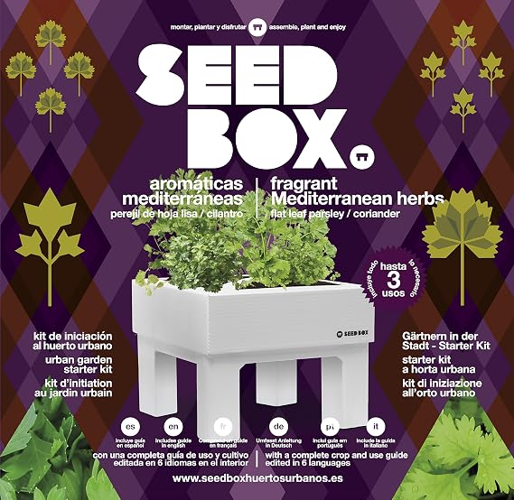 SeedBox Seed Box SBCOAM - Aromáticas mediterráneas: Amazon.es: Jardín