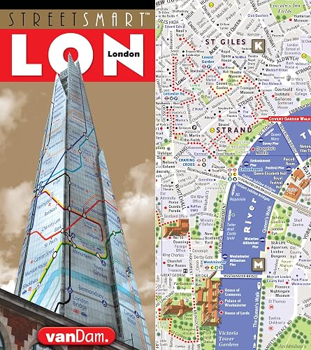 StreetSmart London Map By VanDam City Center Street Map Of London UL500 