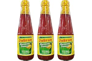 Jufran Banana Sauce Bottles, 12 Ounce (Pack of 3)