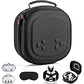 Hard Carrying Case for Meta Quest 3S, VR Gaming Headset and Touch Controllers Accessories Travel Case, Small Hard Shell Stora