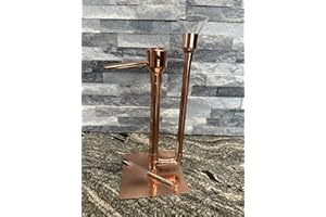CoProof Copper Proofing Parrot Heads for Air Still Distilling 100% Lead Free,Brewing Beer, Moonshine, Tequila with Funnel and Hydrometer