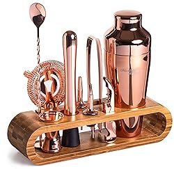 Mixology Bartender Kit: 10-Piece Bar Tool Set with