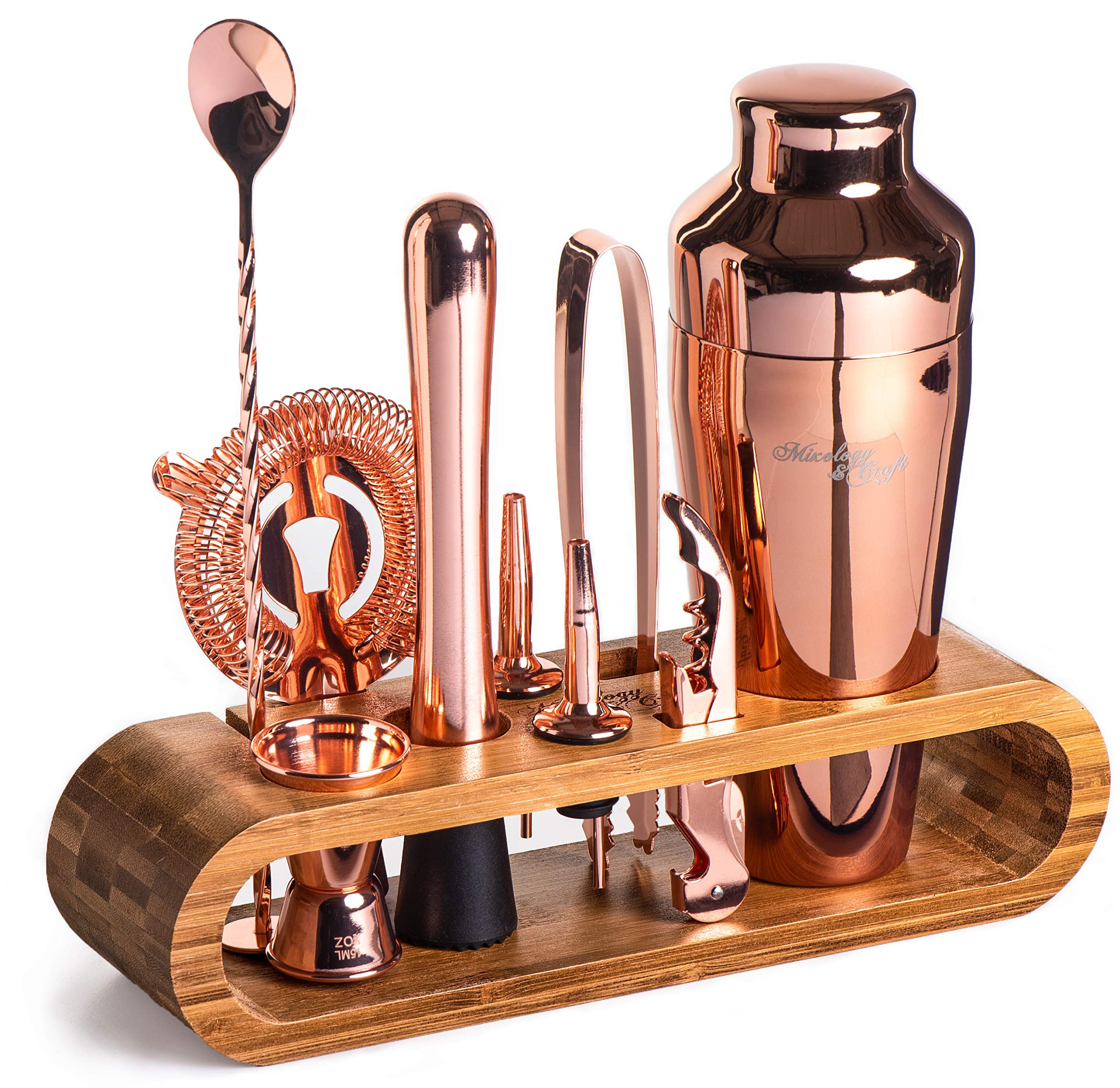 Mixology Bartender Kit: 10-Piece Bar Tool Set with