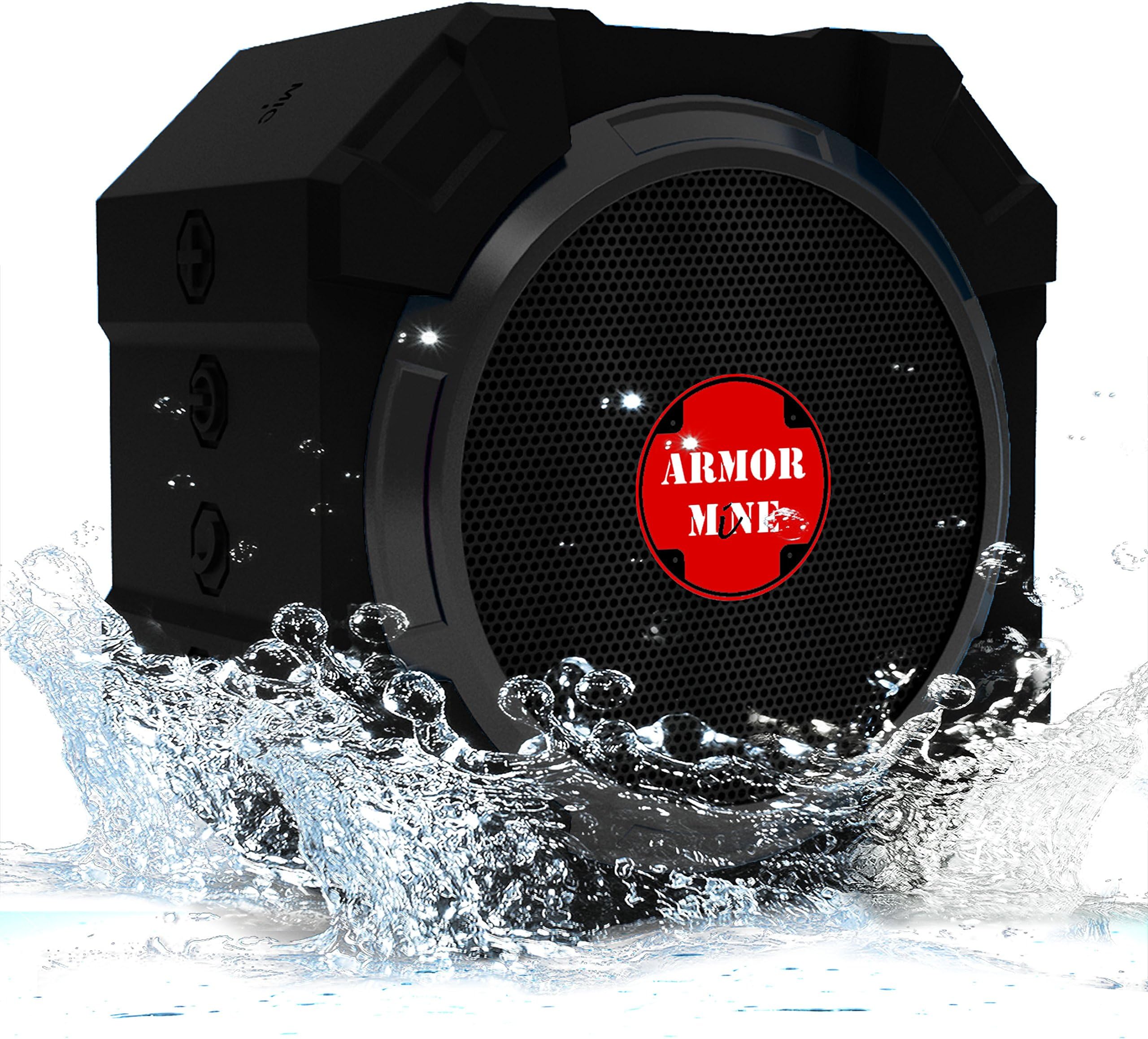 Portable Waterproof Bluetooth Speaker for Father's Day - Smack Black